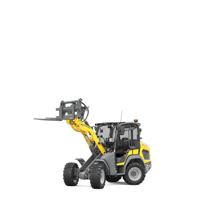 A rendering of the wheel loader 5045 from Kramer.